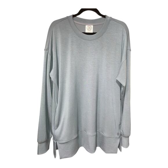 SAGE Collective Womens Long Sleeve Super Soft Tunic w/Pockets Color Teal Sz XS - Picture 1 of 5